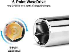 1/4-Inch Shallow Socket, 3/8-Inch Drive, 6-Point, SAE