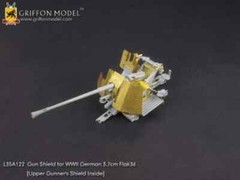 Model Gun Shield for WWII German 3.7cm Flak36 Griffon Model | No. L35A12