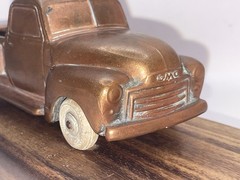 1948 GMC FC Pickup Promo 1/29 National Products Wood-base Mounted Bronze Award