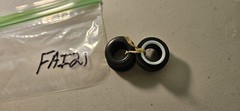 MODEL CAR WHITEWALL TIRES FAI21