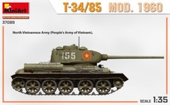 Miniart 37089 Tank T-34-85 modification 1960 plastic model kit 1/35 scale