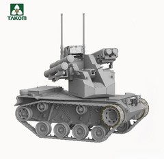 Takom 2223-NOBOX 1/35 ZRY-222 Unmanned Combat Ground Vehicle Robot Wolves System