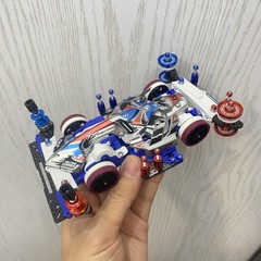 TAMIYA 4WD Racing Car FMA Chassis Custom Painted Black Silver Grey Mirror