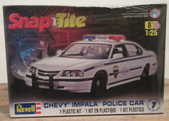 Revell Chevy Impala Police Car Snap-Tite 1:25 #85-1928 NIB SEALED