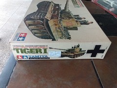 Tamiya 1:25th Scale German Tiger One Tank Model Kit Sealed Contents
