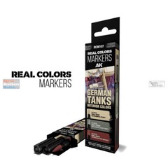 AKIRCM0107 AK Interactive Real Color Marker Set – German Tanks Interior Colors