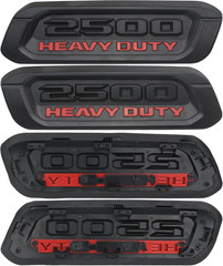 Ram DT 2500 Hood Emblem & Badge Pair, 2019-2024 Heavy Duty Truck Accessory