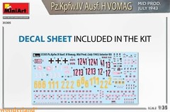 MiniArt 35305 1/35 Pz.Kpfw.IV Ausf. H Vomag. Mid Prod. (July 1943) Interior Kit
