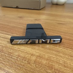 Front Vertical Strip General Grill Decal Emblem Badge for AMG