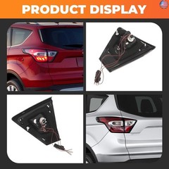 Left Inner Tail Light Assembly Compatible with 2017 2018 2019 Escape Driver