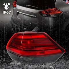 Huray Right Outer Tail Light for Nissan Rogue 2017-2019 Passenger Side