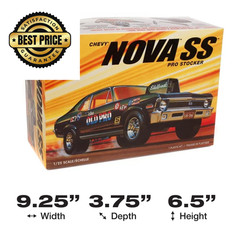 AMT 1972 Chevy Nova SS Old Pro 1:25 Scale Model Kit Scale, Vintage