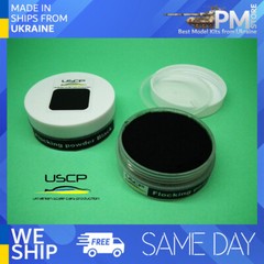 USCP 24A033 Hi-Quality Flocking powder Black 30ml