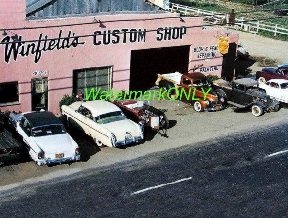 “Kustom Car King” “Gene Winfield’s” 1960’s “Custom Car Shop” PHOTO! #(2)