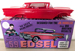 ULTRA RARE! ORIGINAL VINTAGE AMT 1959 EDSEL CORSAIR JR KIT *COMPLETE *L@@K!