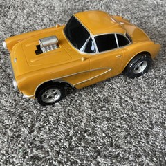 10” solid resin Gasser ‘57Corvette MODEL 57c-104 hot rod car Bronz Hand Painted