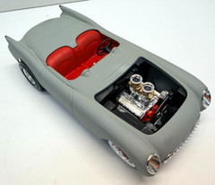 AMT 1:25 1953 Chevrolet Corvette Roadster Hot Rod John Klaver Pro-Built Model