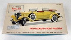 Orig. Hubley 1930 Packard Sport Phaeton & Model A Wagon, Qty 2, UNUSED UNBUILT