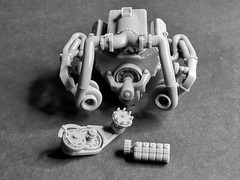 LSX Twin Turbo Engine – 3D print LS Outlaw Pro Mod 1:8 1:12 1:18 1:24 scale JPGM