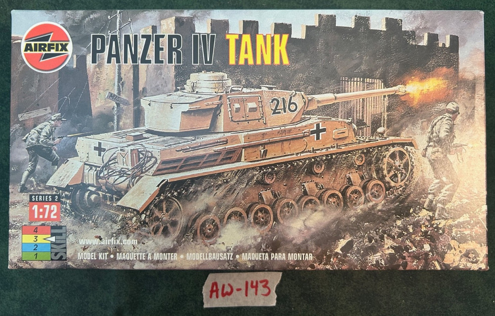 1/72 Airfix Panzer IV Tank Unopened Lot AW-143