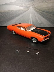 Revell 1970 Ford Torino Cobra Jet 1:25 EXTREMELY Well Built Kit (RD DESCRIPTION)