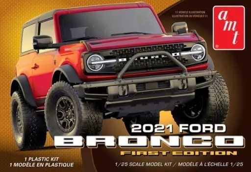 AMT 1/25 2021 Ford Bronco First Edition Model Kit Used Off‑Road SUV Unbuilt