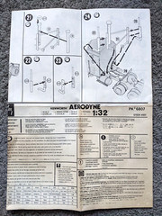 VTG ORIGINAL AMT 1:32 KENWORTH SEMI AERODYNE MODEL KIT PK 6807 INSTRUCTIONS ONLY