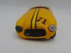Vintage Model Car Wood 5 ” Long Built 1960’s Road Racer Roadster For Parts
