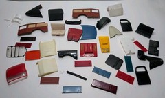 ✨VINTAGE✨ Model Kit Junkyard Graveyard Car Parts LOT Of Car Hoods Hard Tops Door