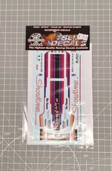 Slixx Decals Tom Hoover’s Showtime Corvette Funny Car Water Slide Decal Sheet