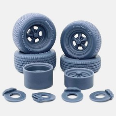 1/18 Resin 15 inch Cragar SS Wheels, BFGoodrich Radial T/A Tires, and Brakes