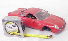 JUNKYARD PARTS RESTORATION CLASSIC RED VINTAGE MODEL KIT CAR VEHICLE