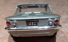 AMT promo car 1962 Chevrolet Corvair Monza 900 metallic silver/tan chevy