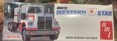 AMT 724/06 White Western Star model kit, Retro Deluxe, New!