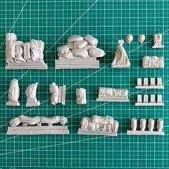 1/35 Scale Die-Cast Resin Model Assembled Kit M-3 Grant Tank Accessories Set …