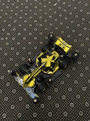 TAMIYA 4WD Custom Painted (Black/Silver/Grey Mirror) FMA Chassis Racing Car