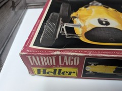 Heller Talbot Lago 4 .5L Race Car Plastic Model Kit 1/24 Scale