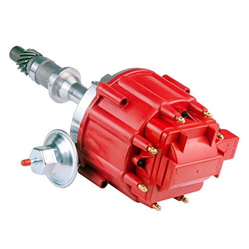 Ignition Distributor w/Cap & Rotor 1040011 65K Coil Small Block Compatible