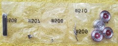 AMT CustomShop 1958 Ford Edsel Black Red Top Un-Built 1/25~No Box ~Parts bagged