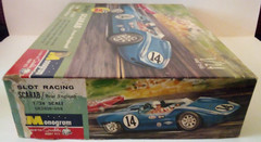 VTG MONOGRAM 1/24 SLOT CAR SCARAB RACING F1 FORMULA 1 W/BOX + EXTRA BODIES at