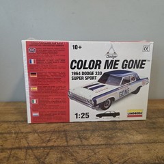 NEW! Sealed! Lindberg Color Me Gone 1964 Dodge 330 Super Stock Model Car Kit