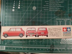 Vintage Tamiya #2439 1:24th Morris Mini Cooper 1275S Mk.1