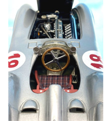 Mercedes Benz Race Racing Car Racer Vintage Le Mans Built Model 24Metal