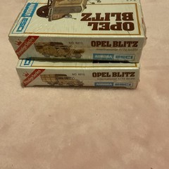 Opel Blitz-(-1977-)Model Kit 1:72-ESCI Aurora Prestige-FACTORY SEALED lot of Two