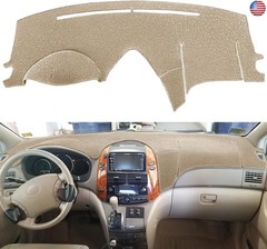 Dash Cover Mat Custom Fit for Toyota Sienna 2004-2010, Dashboard Cover Pad