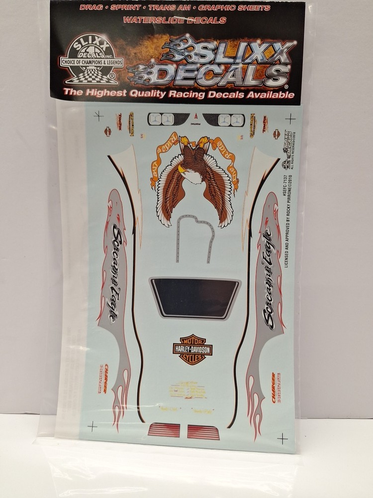 Slixx Decals Scream N Eagle Firebird Funny Car Decals #SEFC-7137