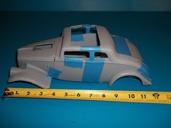 1:12 Scale: 1933 Willys Chopped Coupe Malco Gasser 3D Printed Model Kit