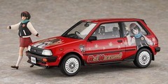 Hasegawa 1/24 Toyota Starlet EP71 Si-Limited Rei Hazumi Figure SP633 Anime Model