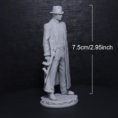 1/24 Scale Resin Figure Model Kit Gangs Member Figures Unassembled, Unpainted.