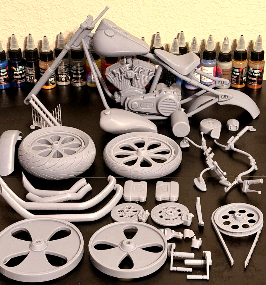 HUGE CUSTOM CHOPPER KIT IN 1/6 SCALE (Design & Build Your Own)